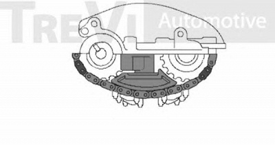 TREVI AUTOMOTIVE kc1033 -  Комплект цепи привода распредвала